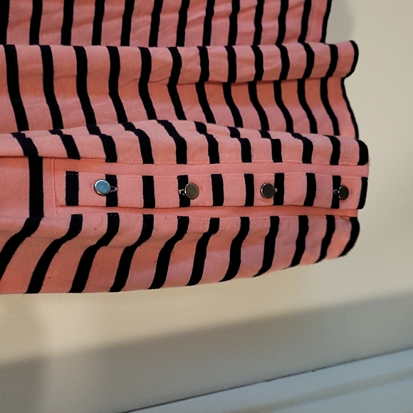 Crown & Ivy Striped Longsleeve Tshirt XL - Picture 3 of 5